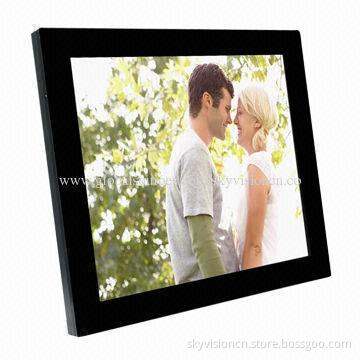 HD 17-inch LED digital photo frame with narrow frame Wi-Fi option